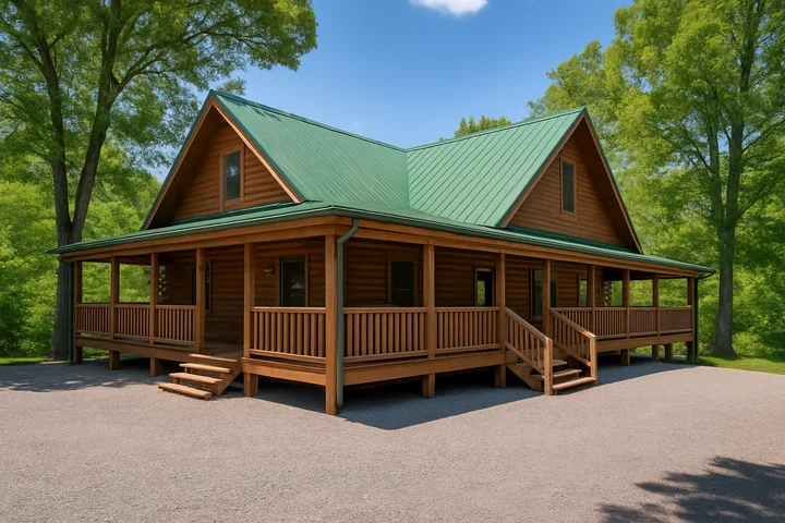Illustrative Sevierville family-size cabin