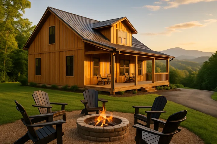 Illustrative Wears Valley new-build cabin